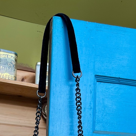 Rebecca Minkoff Embroidered Velvet Crossbody - Picture 8 of 10